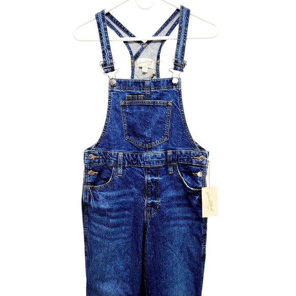 Universal Thread Womens Blue Denim Overalls With Adjustable Straps Size 0 - Picture 4 of 10